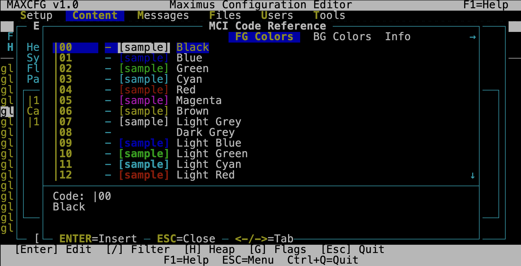 MaxCFG Language Edit MCI Reference
