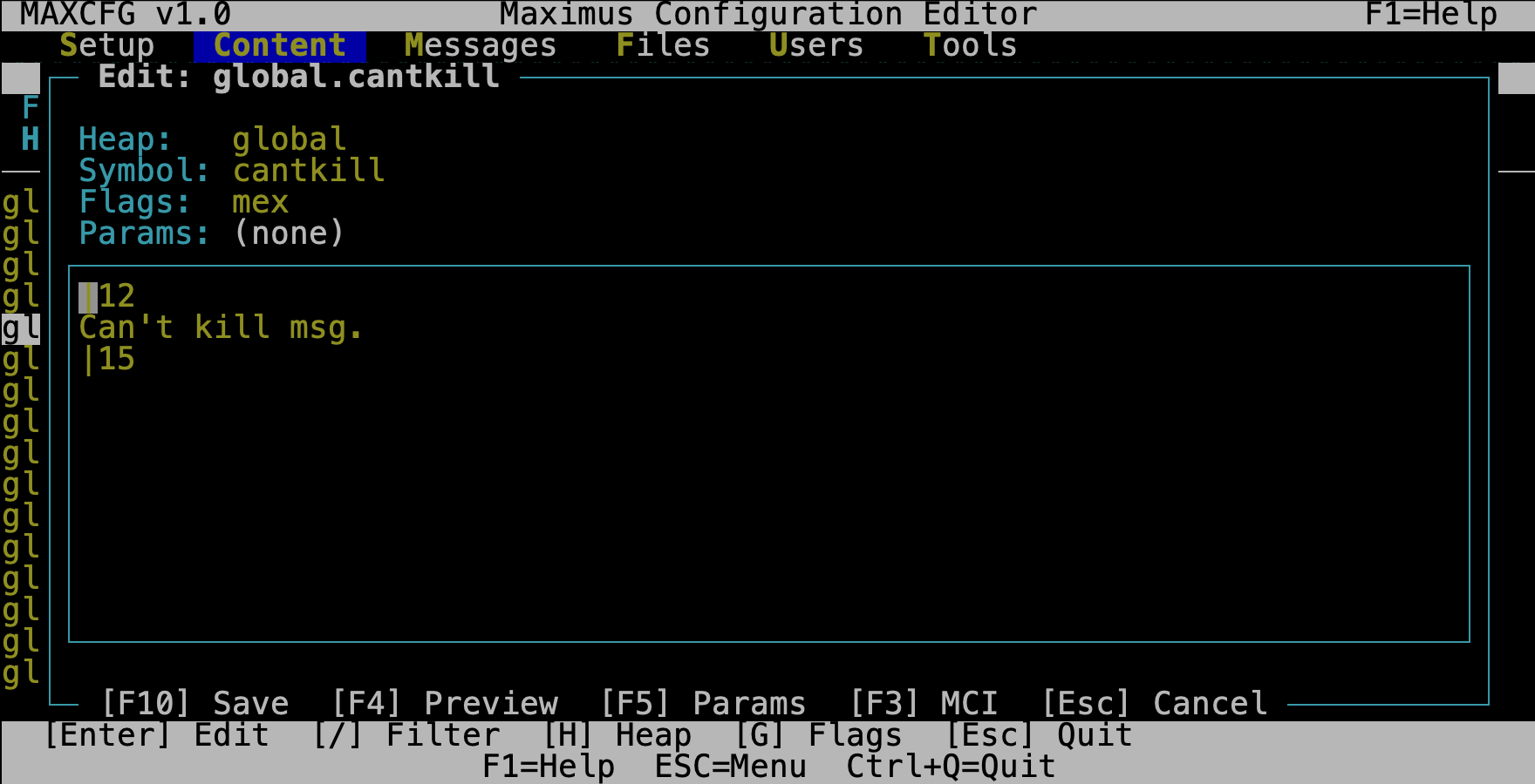 MaxCFG Language Edit Dialog