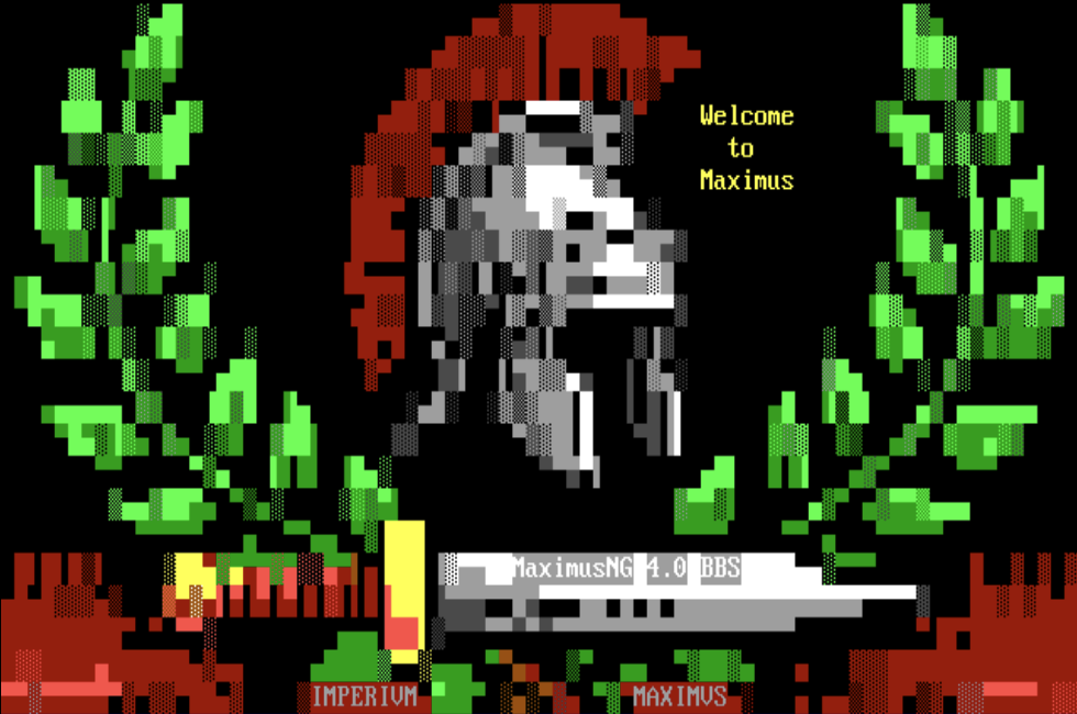 Maximus BBS ANSI Logo